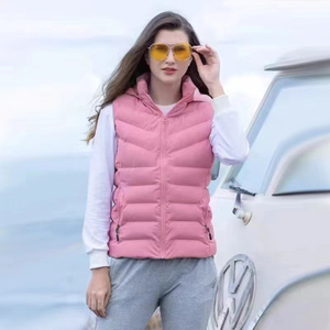 Gilet de couleur unie pour femme