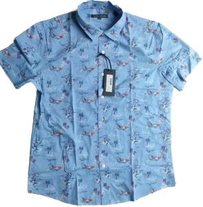Stockpapa Wow, chemises imprimées décontractées pour hommes, 4 couleurs, dépassements de marque