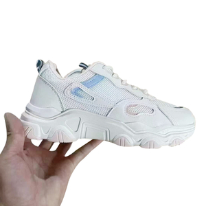 Stockpapa Restes de stock de marque pour femme - Chaussures de sport blanches Flying Weaver