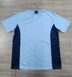 Stockpapa – t-shirt bleu clair confortable pour hommes, haute qualité, liquidation de nouveaux vêtements