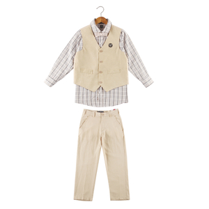 Stockpapa – ensemble 4 pièces pantalons/chemises/gilet/cravate pour enfants, nouvel arrivage, liquidation