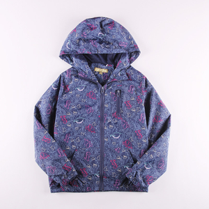 Veste bomber à capuche pour fille