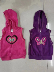 Gilet à capuche pas cher pour enfants, gilet de vente en liquidation d'inventaire