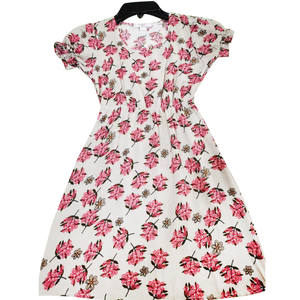 Robe d'été pour filles, imprimé floral, robe en tricot