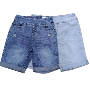 Short en jean grande taille pour femme